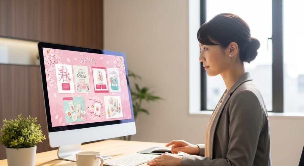 季節需要に対応したカテゴリ設計を確認するEC担当者