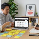 ECサイトリニューアルの設計を検討するイメージ